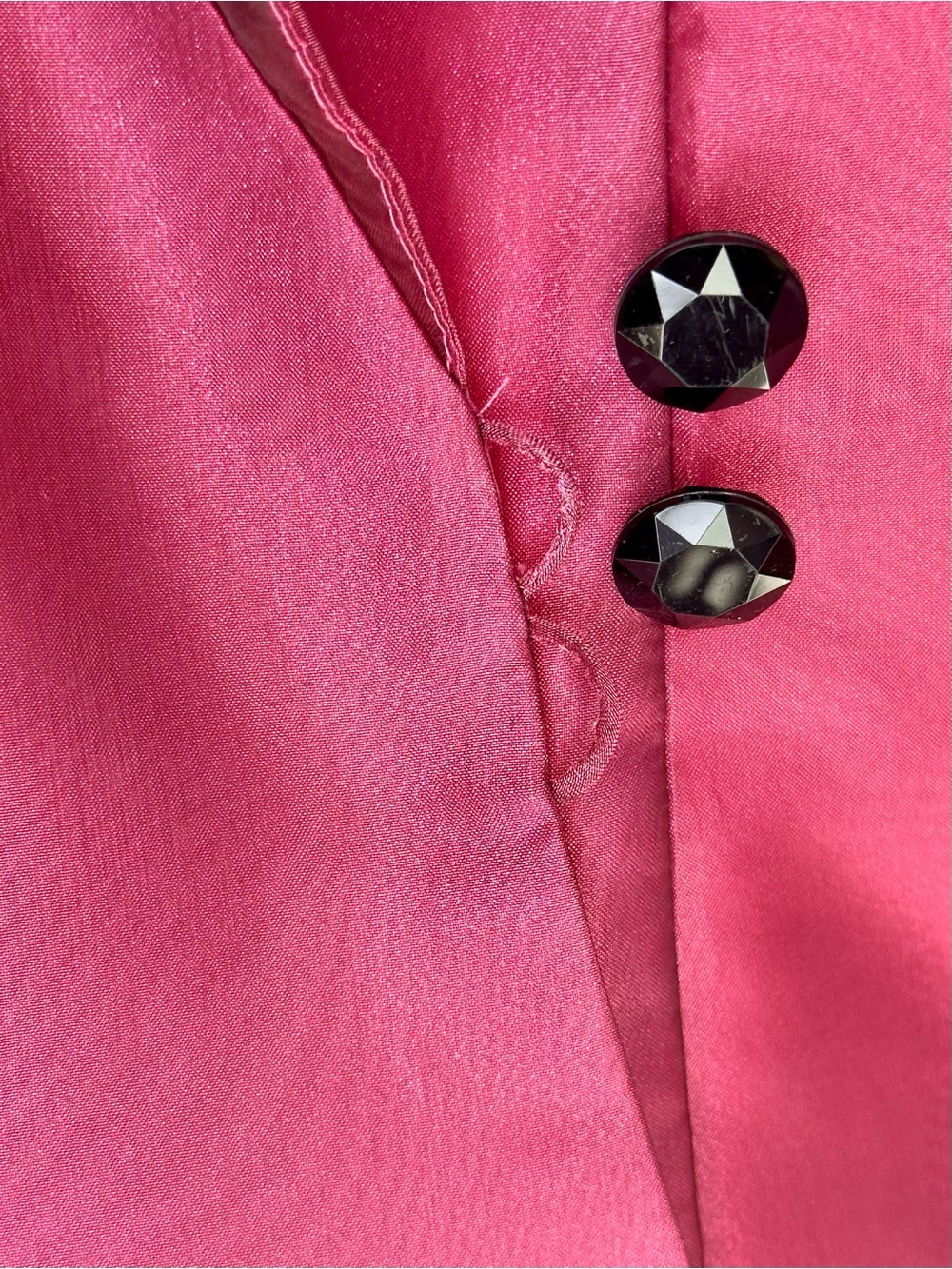 Alex Evenings Shimmer Organza Jacket or Top Raspberry Pink Evening Mother Bride - Picture 12 of 15